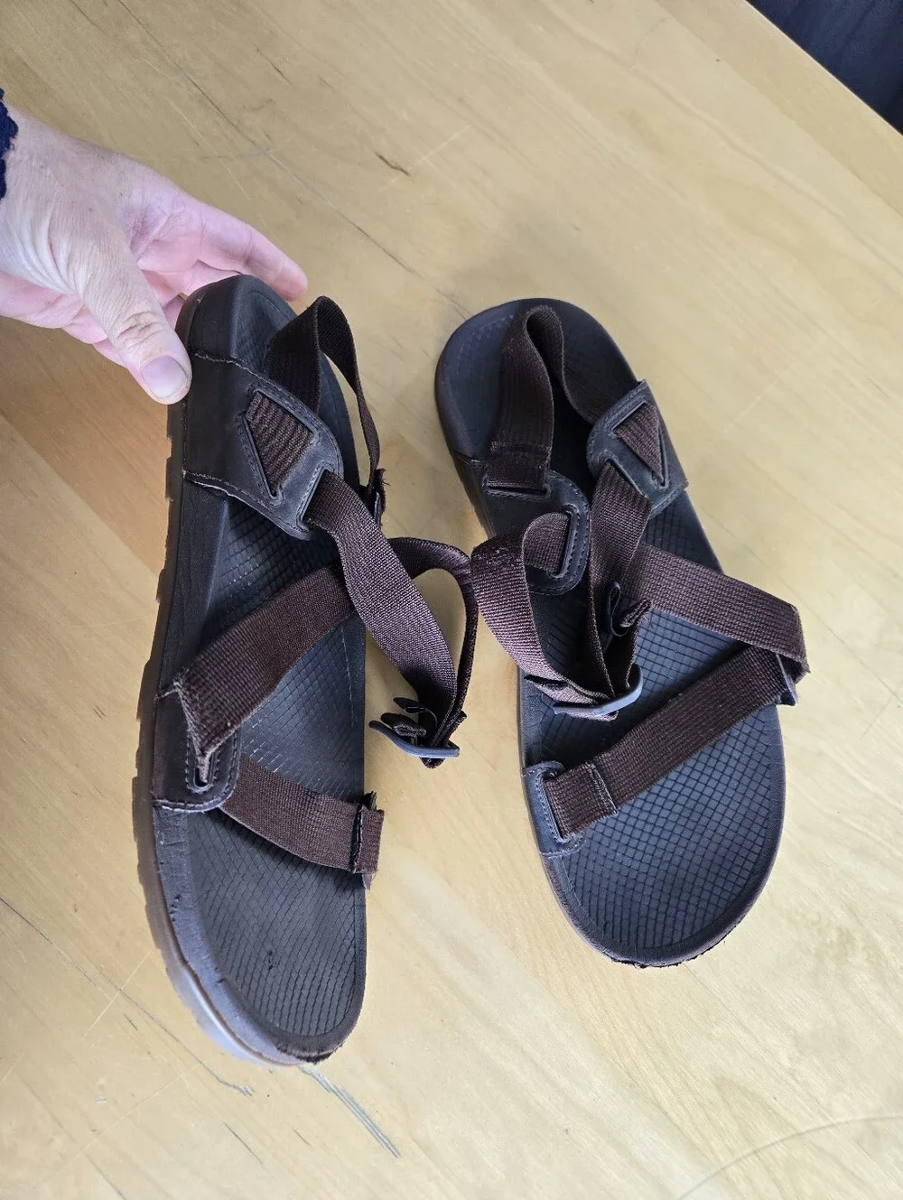 Chaco Lowdown Men’s Sandals Brown Adjustable Strap Outdoor Sandals Size 12